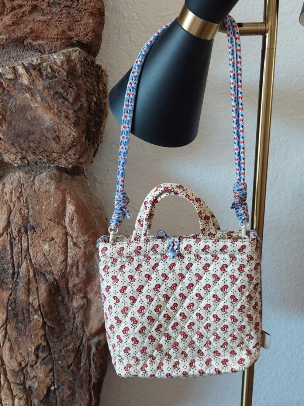 SOLD RARE Mini Original Tote Bag vera bradley Rachel ditsy in Premium co - Picture 7 of 8